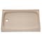 Lippert 24IN X 40IN SHOWER PAN; LEFT DRAIN - PARCHMENT 209498 - alternate 1